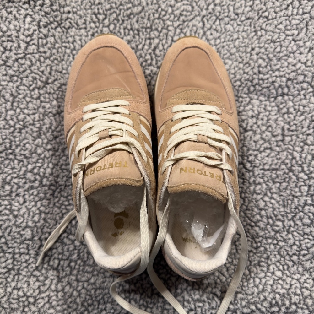 Tretorn Pink Beige Sneakers Size 9.5
